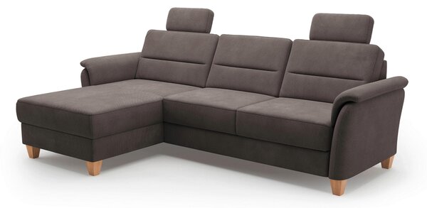 ROHOVÁ SEDAČKA, textil, tmavohnedá Sit & More - Sedačky, Online Only