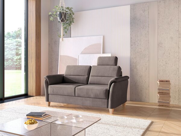 TROJMIESTNA POHOVKA, textil, tmavohnedá Sit & More - Sedačky, Online Only