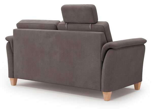 TROJMIESTNA POHOVKA, textil, tmavohnedá Sit & More - Sedačky, Online Only