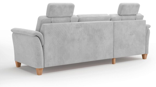 ROHOVÁ SEDAČKA, textil, strieborná Sit & More - Sedačky, Online Only