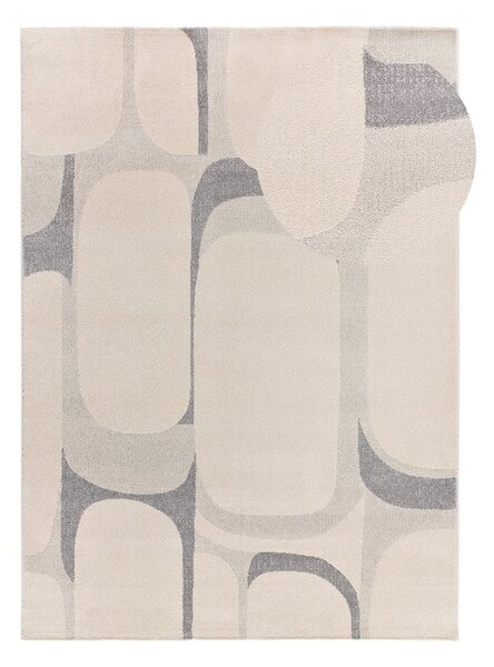 Koberec vo svetlosivej a krémovej farbe 80x150 cm Porto – Universal