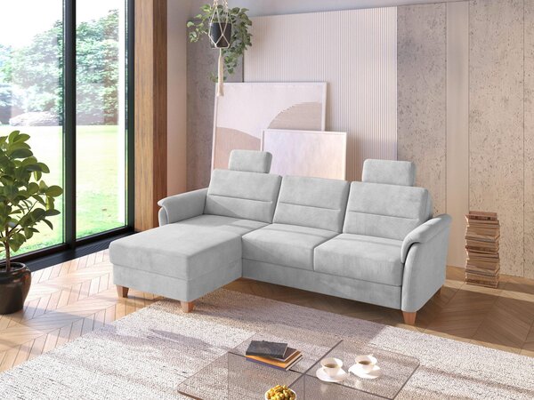 ROHOVÁ SEDAČKA, textil, strieborná Sit & More - Sedačky, Online Only