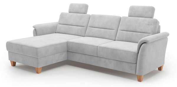 ROHOVÁ SEDAČKA, textil, strieborná Sit & More - Sedačky, Online Only