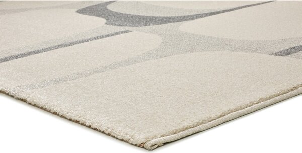 Koberec vo svetlosivej a krémovej farbe 80x150 cm Porto – Universal