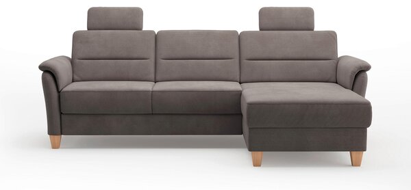 ROHOVÁ SEDAČKA, textil, tmavohnedá Sit & More - Sedačky, Online Only