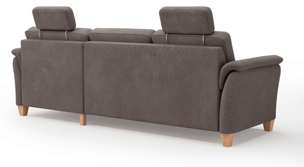 ROHOVÁ SEDAČKA, textil, tmavohnedá Sit & More - Sedačky, Online Only