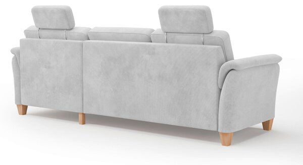 ROHOVÁ SEDAČKA, textil, strieborná Sit & More - Sedačky, Online Only