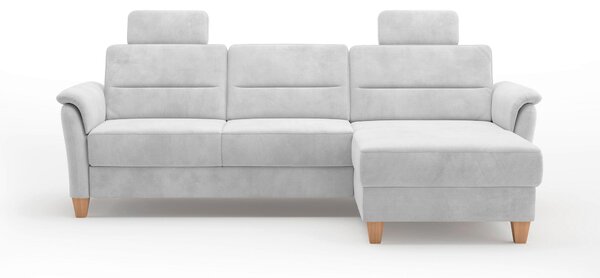 ROHOVÁ SEDAČKA, textil, strieborná Sit & More - Sedačky, Online Only