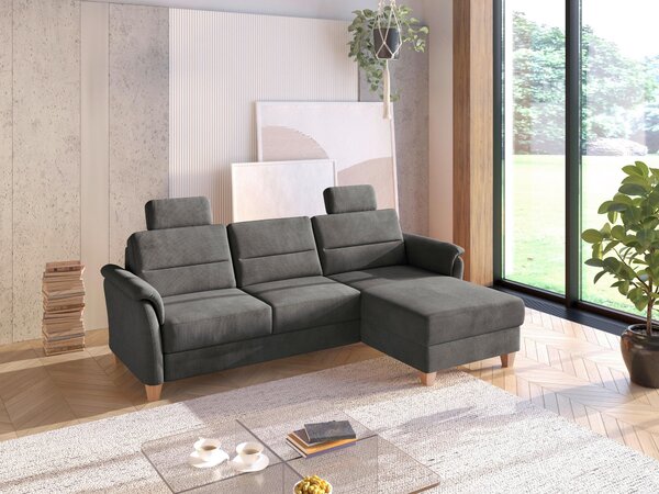 ROHOVÁ SEDAČKA, textil, čierna Sit & More - Sedačky, Online Only