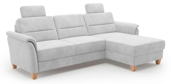 ROHOVÁ SEDAČKA, textil, strieborná Sit & More - Sedačky, Online Only