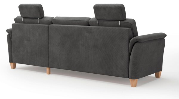ROHOVÁ SEDAČKA, textil, čierna Sit & More - Sedačky, Online Only