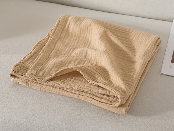 XPOSE® Detská mušelínová osuška Premium - béžová 120x120 cm