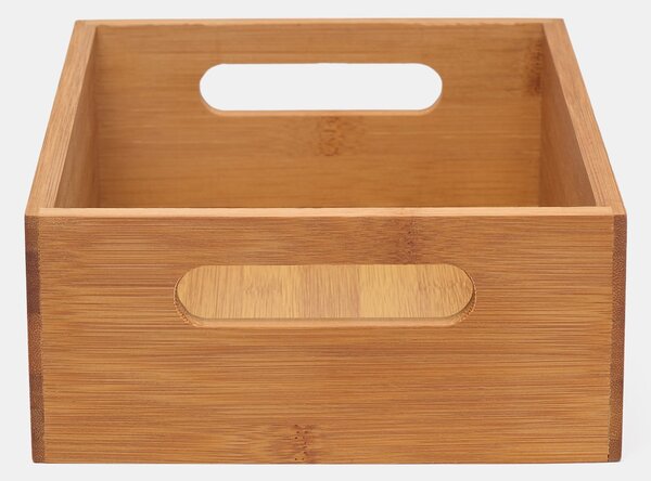 Sinsay - Bambusový úložný box s úchytmi - béžová