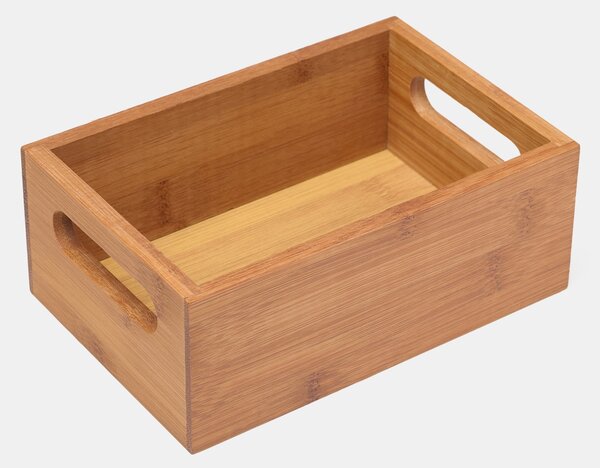 Sinsay - Bambusový úložný box s úchytmi - béžová