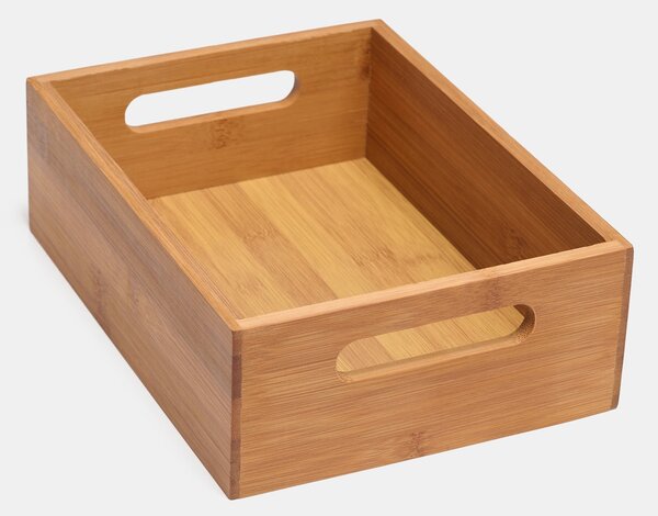 Sinsay - Bambusový úložný box s úchytmi - béžová