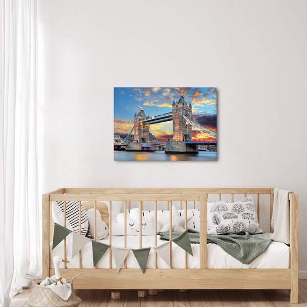 Obraz - Tower Bridge, Londýn, Anglicko (70x50 cm)