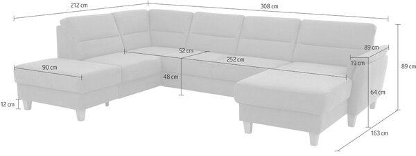 SEDACIA SÚPRAVA, textil, tmavohnedá Sit & More - Sedačky, Online Only