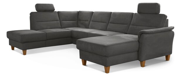 SEDACIA SÚPRAVA, textil, sivá Sit & More - Sedačky, Online Only