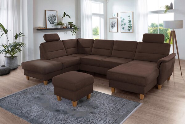 SEDACIA SÚPRAVA, textil, tmavohnedá Sit & More - Sedačky, Online Only