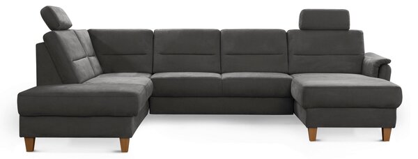 SEDACIA SÚPRAVA, textil, sivá Sit & More - Sedačky, Online Only