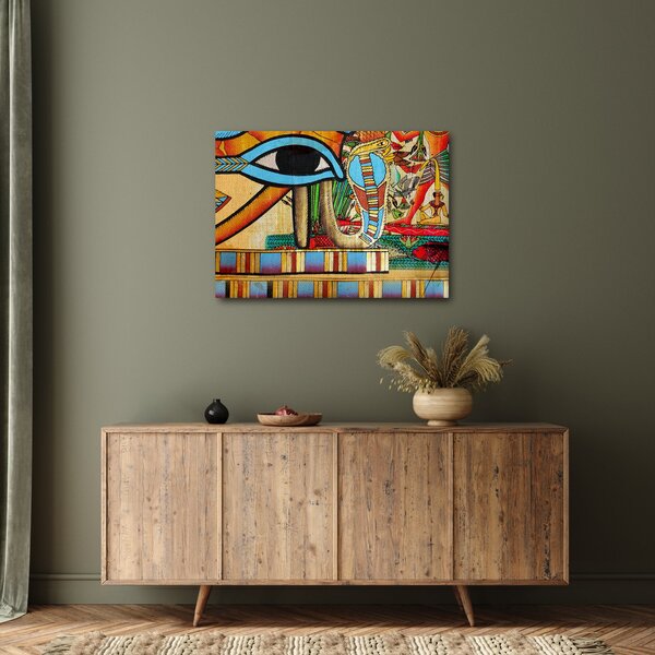 Obraz s egyptskými motívmi (70x50 cm)