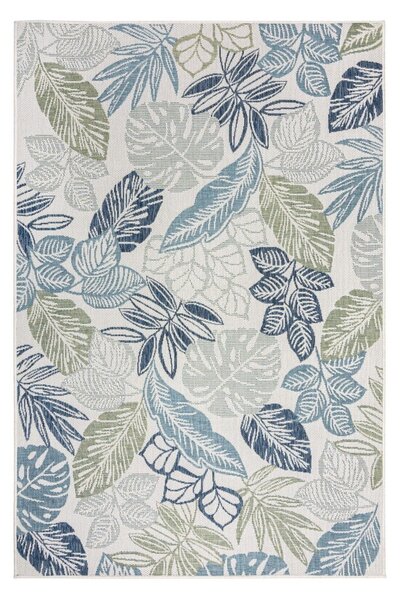 Zeleno-modrý vnútorný a vonkajší koberec 120x170 cm Bella Leaf – Flair Rugs
