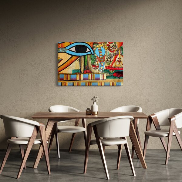 Obraz s egyptskými motívmi (90x60 cm)