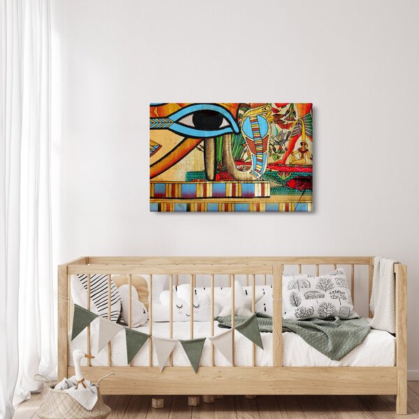 Obraz s egyptskými motívmi (90x60 cm)