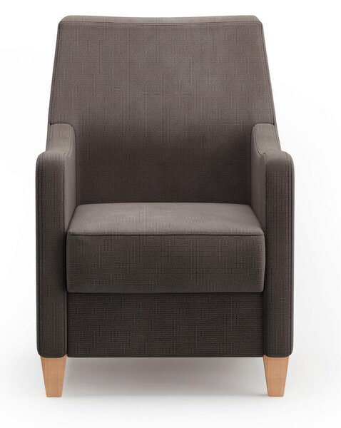 KRESLO, textil, tmavohnedá Sit & More - Online Only obývacie izby, Online Only