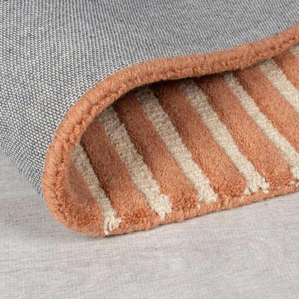 Ručne tkaný vlnený koberec v terakotovej farbe 200x290 cm Lozenge Terracotta – Flair Rugs