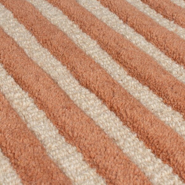 Ručne tkaný vlnený koberec v terakotovej farbe 200x290 cm Lozenge Terracotta – Flair Rugs