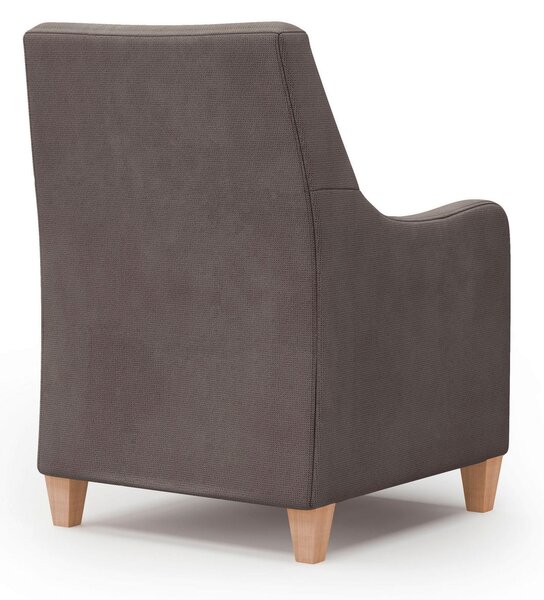 KRESLO, textil, tmavohnedá Sit & More - Online Only obývacie izby, Online Only