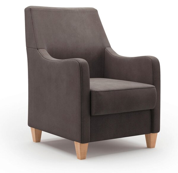 KRESLO, textil, tmavohnedá Sit & More - Online Only obývacie izby, Online Only