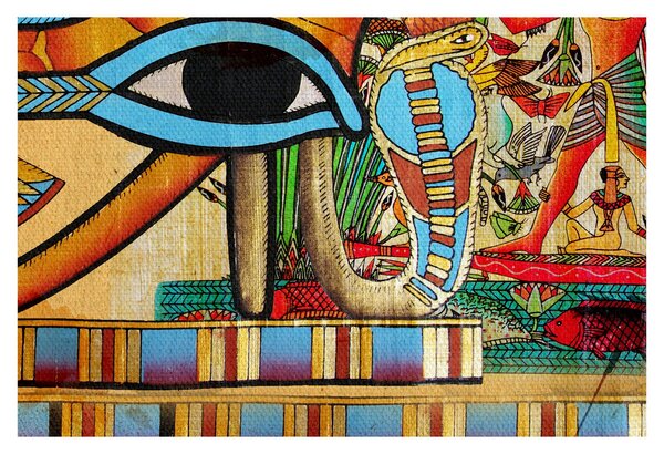 Obraz s egyptskými motívmi (90x60 cm)