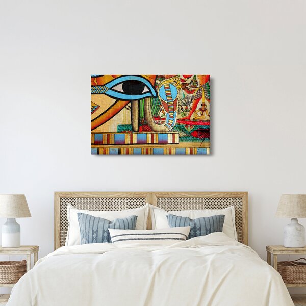Obraz s egyptskými motívmi (90x60 cm)