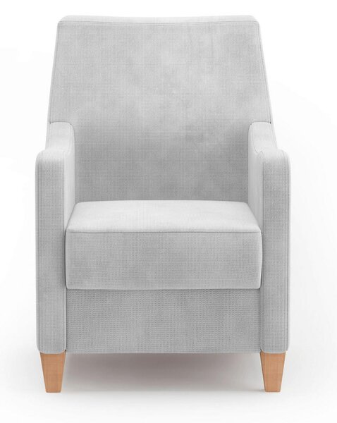 KRESLO, textil, strieborná Sit & More - Online Only obývacie izby, Online Only