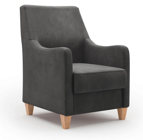 KRESLO, textil, čierna Sit & More - Online Only obývacie izby, Online Only