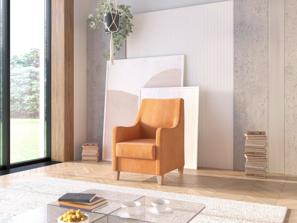 KRESLO, textil, terakotová Sit & More - Online Only obývacie izby, Online Only