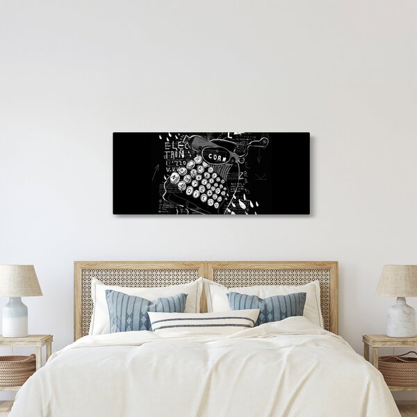 Obraz - Kresba v Banksyho štýle (120x50 cm)
