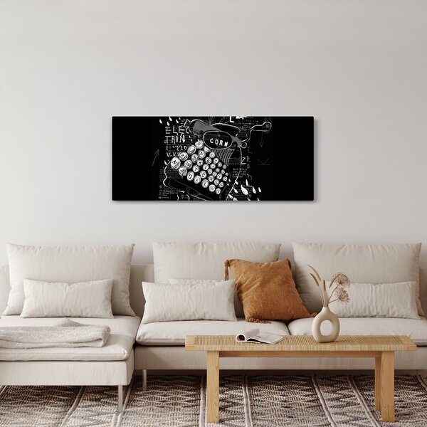 Obraz - Kresba v Banksyho štýle (120x50 cm)