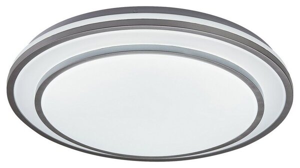 RABALUX 2131 Lupita stropné svietidlo LED D490mm 40W/2700lm 3000-6500K strieborná, biela, stmievateľné, diaľkový ovládač