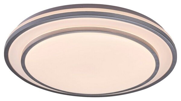 RABALUX 2131 Lupita stropné svietidlo LED D490mm 40W/2700lm 3000-6500K strieborná, biela, stmievateľné, diaľkový ovládač