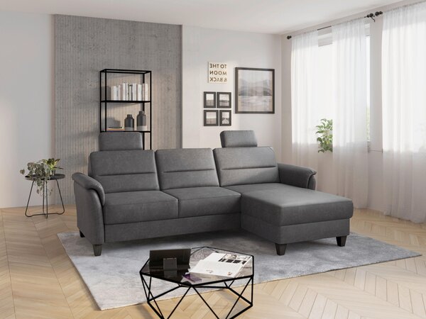 ROHOVÁ SEDAČKA, textil, antracitová Sit & More - Sedačky, Online Only