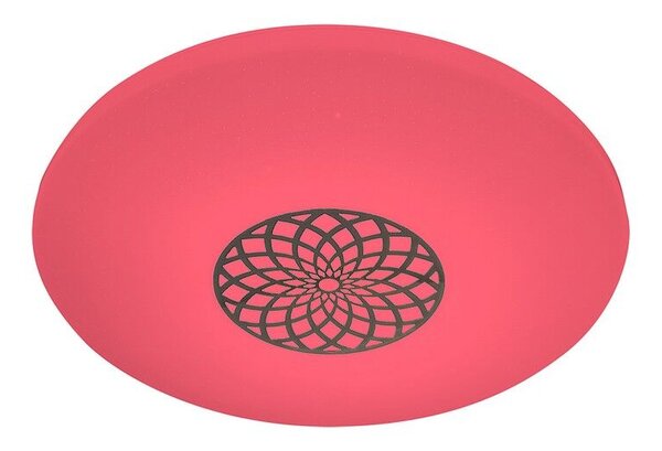 RABALUX SMART LIGHT TUYA 5364 Ophelia stropné svietidlo LED D395mm 24W/2000lm 3000-6500K RGB chrómová, biela, stmievateľné, diaľkový ovládač, starlight efekt