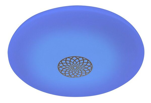RABALUX SMART LIGHT TUYA 5365 Ophelia stropné svietidlo LED D600mm 40W/3200lm 3000-6500K RGB chrómová, biela, stmievateľné, diaľkový ovládač, starlight efekt