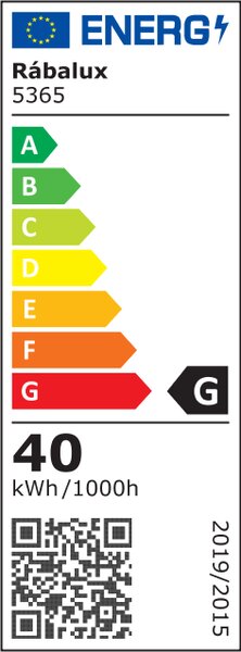 RABALUX SMART LIGHT TUYA 5365 Ophelia stropné svietidlo LED D600mm 40W/3200lm 3000-6500K RGB chrómová, biela, stmievateľné, diaľkový ovládač, starlight efekt