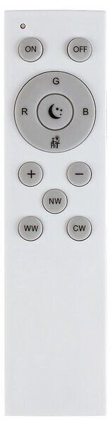 RABALUX SMART LIGHT TUYA 5364 Ophelia stropné svietidlo LED D395mm 24W/2000lm 3000-6500K RGB chrómová, biela, stmievateľné, diaľkový ovládač, starlight efekt