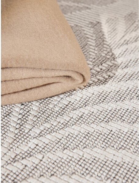 Vnútorný a vonkajší koberec v sivej a slonovinovej farbe 160x230 cm Duet Liora – NORTHRUGS