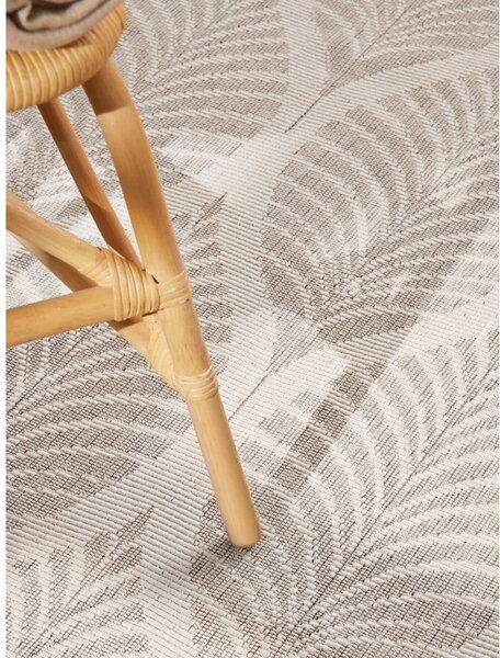 Vnútorný a vonkajší koberec v sivej a slonovinovej farbe 160x230 cm Duet Liora – NORTHRUGS
