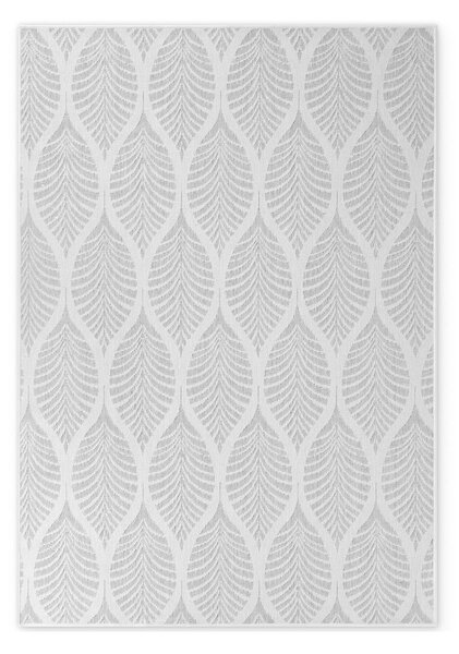 Vnútorný a vonkajší koberec v sivej a slonovinovej farbe 160x230 cm Duet Liora – NORTHRUGS